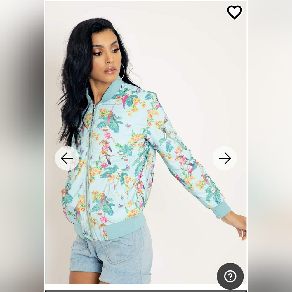 Blackmilk Tropical Summer Bomber Jacket